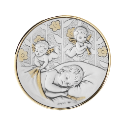 Cherubim - Silver (Round)