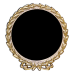 Small Gold Wreath - Fits 2" insert