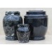 Black Genuine Marble Urn Black Genuine Marble Urn
