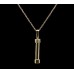 Cylinder - 14k Gold with Chain Cylinder - 14k Gold with Chain