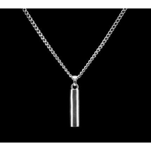 Cylinder - Sterling Silver with Chain