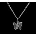 Butterfly - Sterling Silver with Chain Butterfly - Sterling Silver with Chain