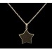 Flat 5 Point Star - 14k Gold with Chain Flat 5 Point Star - 14k Gold with Chain