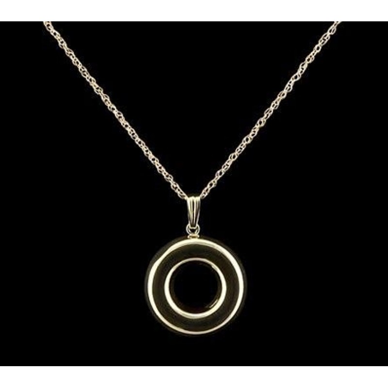 Circle - 14k Gold with Chain