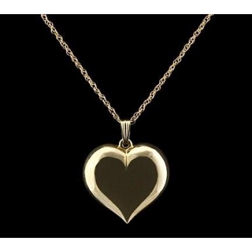 Large Heart - 14k Gold with Chain