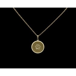Pawprint- 14k Gold with Chain Pawprint- 14k Gold with Chain