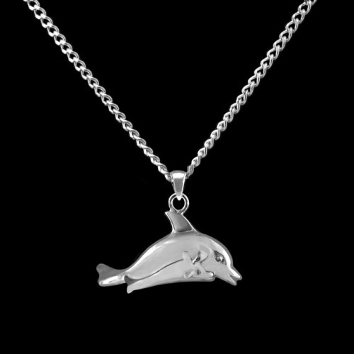 Dolphin - Sterling Silver with Chain