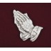 Praying Hands - Silver Urn Applique
