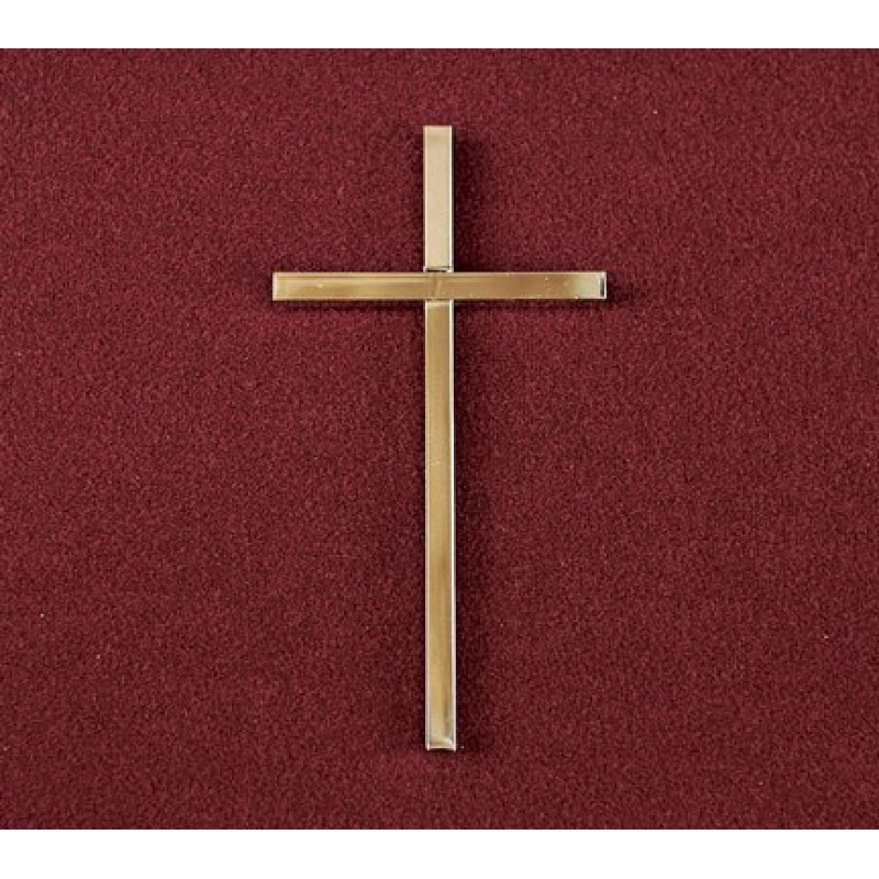 Slimline Cross - Bronze, Urn Applique