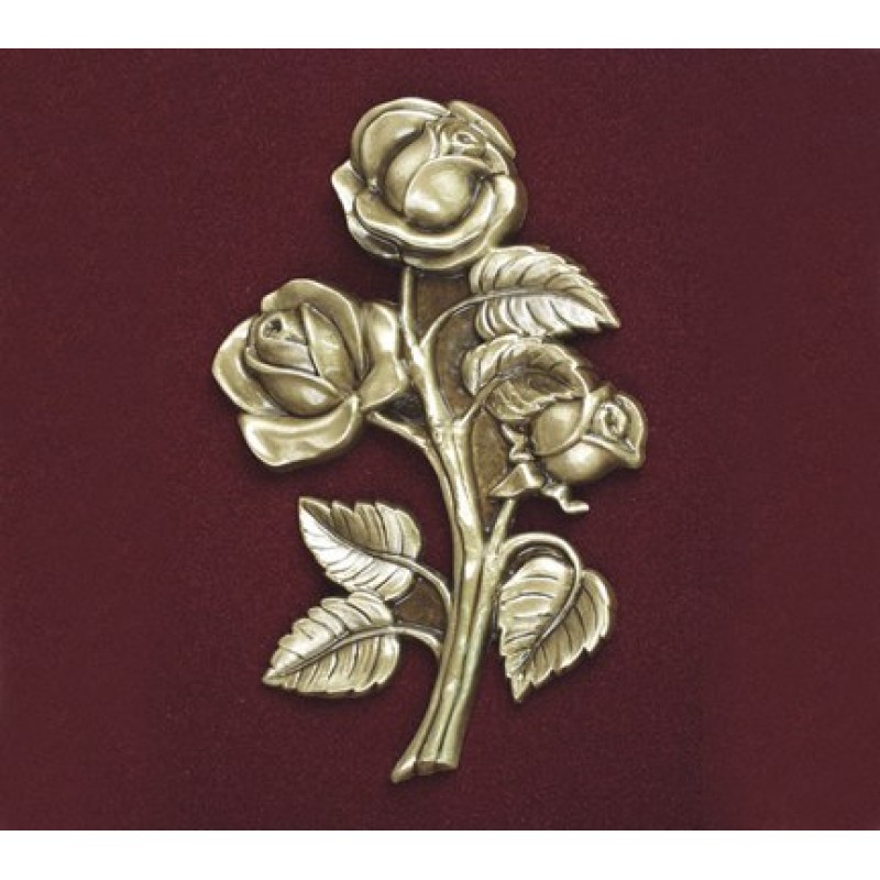 Stem Rose, Urn Applique
