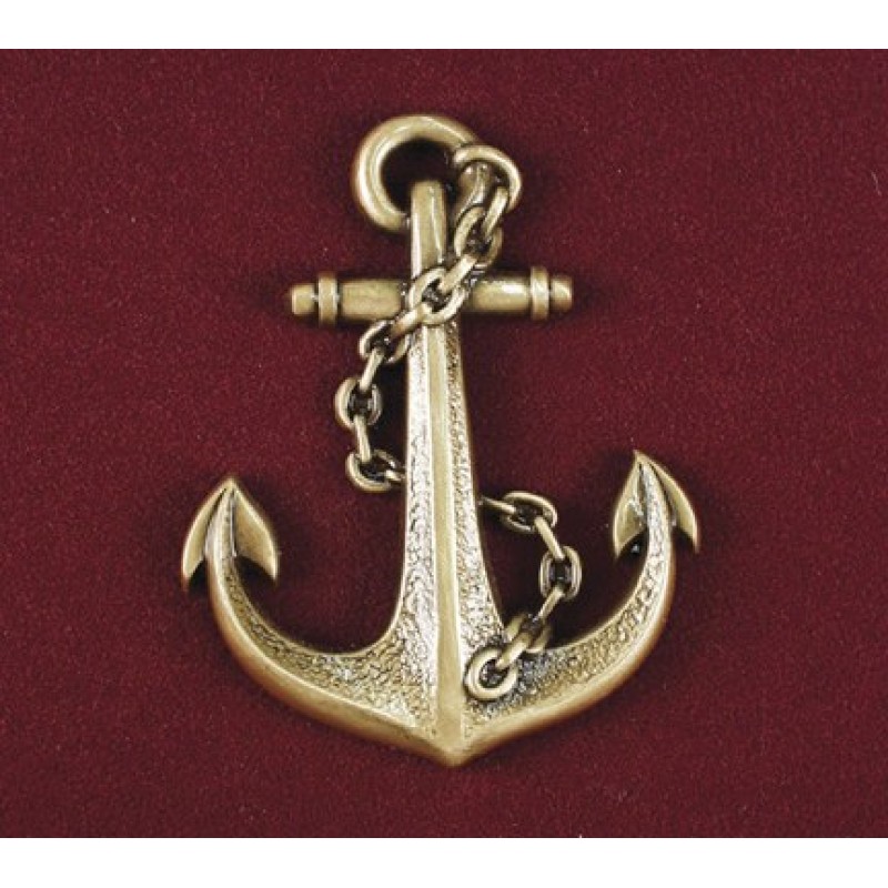 Nautica Anchor, Urn Applique, Bronze