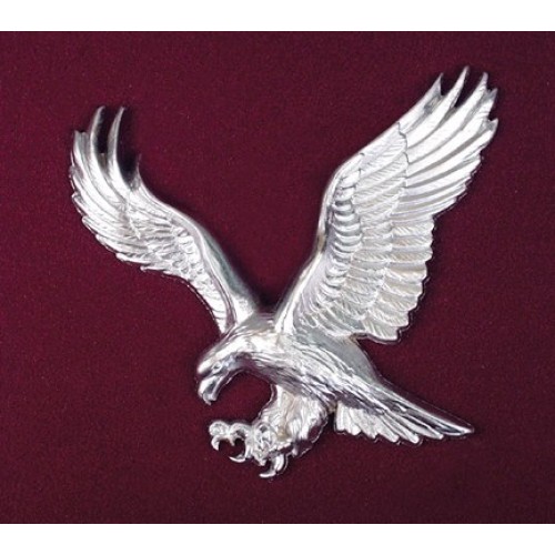 Silver American Eagle Applique