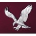 Silver American Eagle Applique