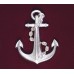 Nautica Anchor, Urn Applique, Silver