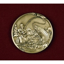 Casting Fisherman, Urn Applique Casting Fisherman, Urn Applique