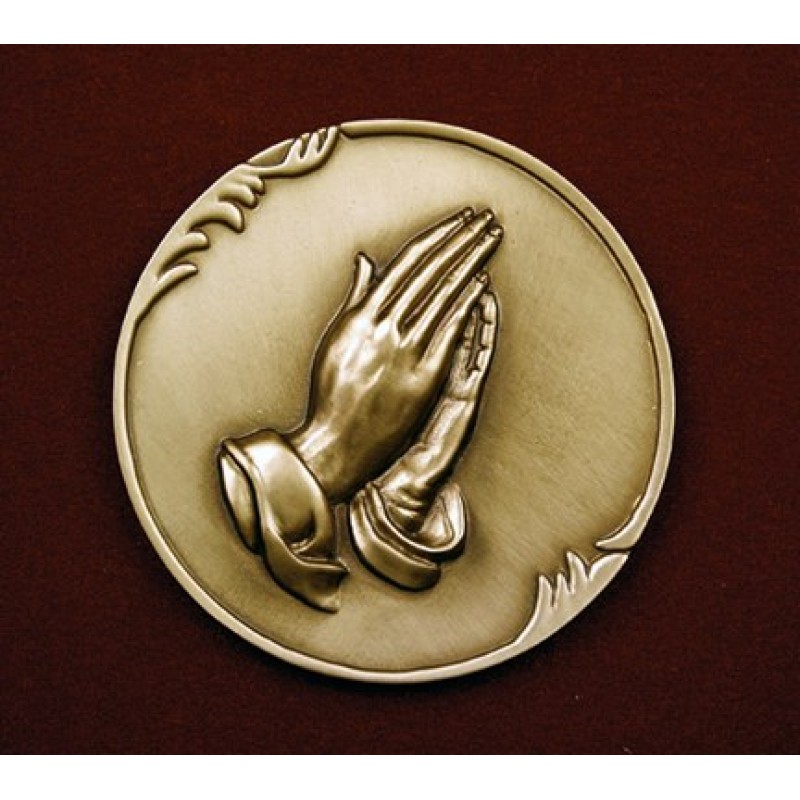 Praying Hands, Urn Applique