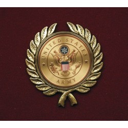 Urn Applique, Wreath with Army Urn Applique, Wreath with Army