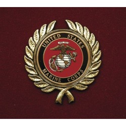 Urn Applique, Wreath with Marine Urn Applique, Wreath with Marine