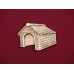 Dog House – Bronze Pet Urn Applique