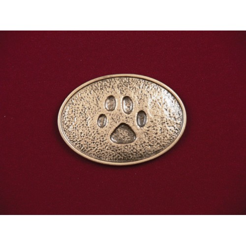 Dog Paw – Bronze Pet Urn Applique