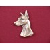 Doberman Pet Urn Applique