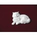 Fluffy Cat – Marble Pet Urn Applique