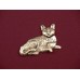 Short-Haired Cat – Bronze Pet Urn Applique