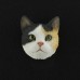 Calico Tabby (shorthair) 3D Pet Head Cremation Urn Applique