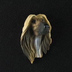 Afghan (tan) 3D Pet Head Cremation Urn Applique Afghan (tan) 3D Pet Head Cremation Urn Applique
