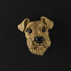 Airedale 3D Pet Head Cremation Urn Applique Airedale 3D Pet Head Cremation Urn Applique