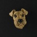 Airedale 3D Pet Head Cremation Urn Applique Airedale 3D Pet Head Cremation Urn Applique