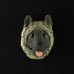 Akita (Gray) 3D Pet Head Cremation Urn Applique Akita (Gray) 3D Pet Head Cremation Urn Applique