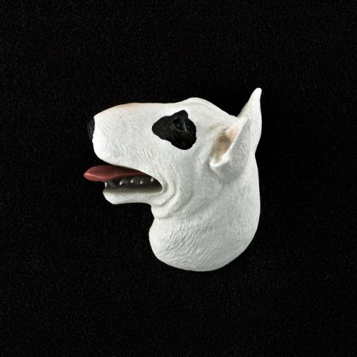Bull Terrier 3D Pet Head Cremation Urn Applique
