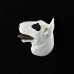 Bull Terrier 3D Pet Head Cremation Urn Applique Bull Terrier 3D Pet Head Cremation Urn Applique
