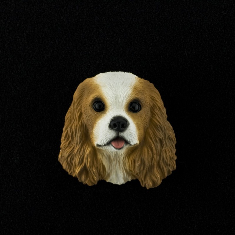 Cavalier King Charles 3D Pet Head Cremation Urn Applique