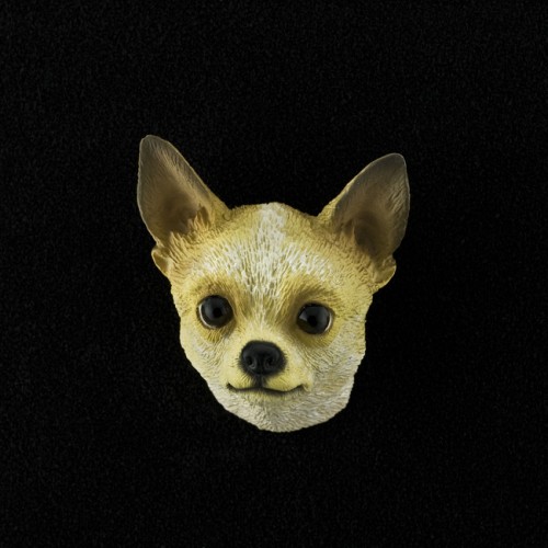 Chihuahua (tan) 3D Pet Head Cremation Urn Applique