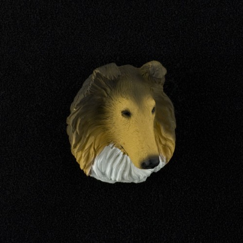 Collie (sable) 3D Pet Head Cremation Urn Applique