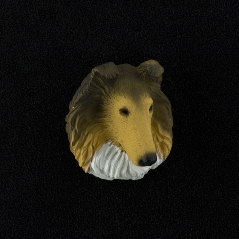 Collie (sable) 3D Pet Head Cremation Urn Applique