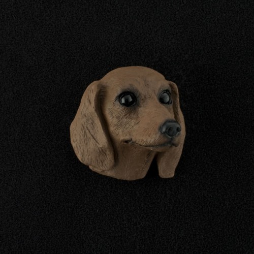Dachshund (red) 3D Pet Head Cremation Urn Applique