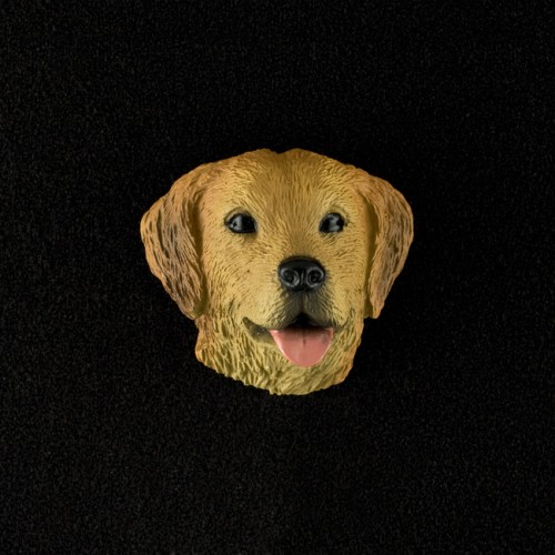 Golden Retriever 3D Pet Head Cremation Urn Applique