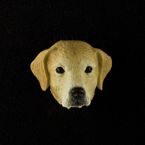 Labrador Retriever (yellow) 3D Pet Head Cremation Urn Applique