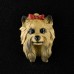 Yorkshire Terrier 3D Pet Head Cremation Urn Applique