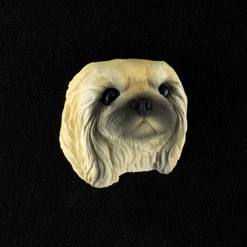 Pekingese 3D Pet Head Cremation Urn Applique