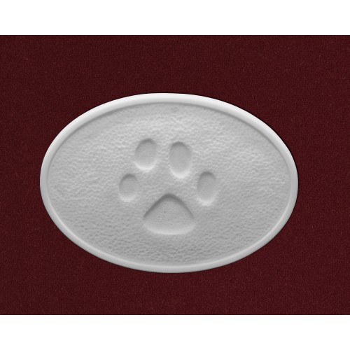 Dog Paw- Marble Pet Urn Applique