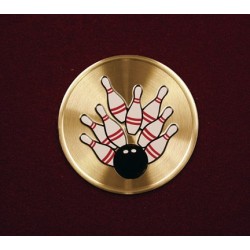 Bowling Applique Bronze Bowling Applique Bronze