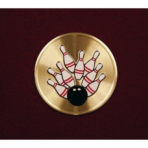 Bowling Applique Bronze